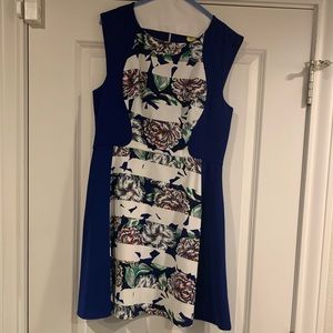 Patterned Fit and Flare French Connection Dress